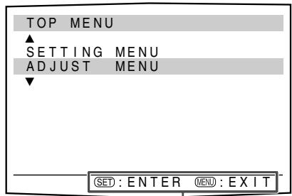 JVC RX-F31S - Button indications on the screen - 1