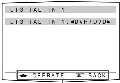 JVC RX-F31S - Button indications on the screen - 2
