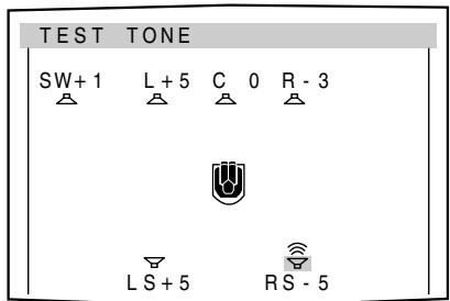 JVC RX-F31S - Press TEST TONE to check the speakers' output balance. - 1