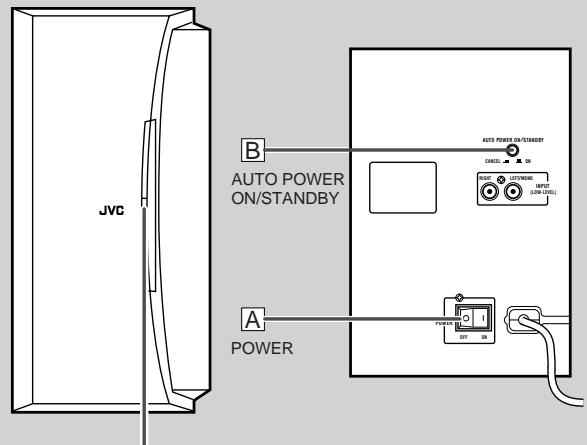 JVC SP-DWF10 - Az AUTO POWER ON/STANDBY üzemmod kikapcsolása (AutomATUS bekapcsolás/készenléti üzemmod) - 1