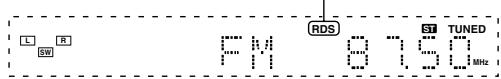 JVC TH-A25 - Using the RDS (Radio Data System) to Receive FM Stations - 1