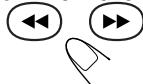 JVC TH-A25 - Press and hold TUNING UP or DOWN. - 1