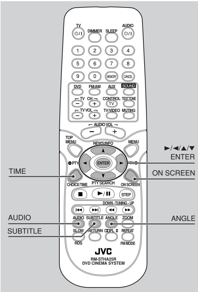 JVC TH-A25 - Press ON SCREEN. - 3