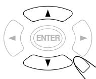JVC TH-A25 - Press / to select (highlight) the menu item you want to adjust. - 1