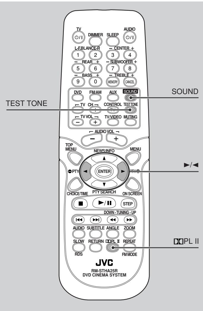 JVC TH-A25 - From the remote control ONLY: - 3