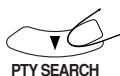 JVC TH-A25 - Press PTY SEARCH while listening to an FM station. - 1