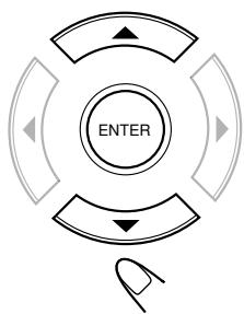 JVC TH-A5 - Press (or ) to select (highlight) the proper setting, then press ENTER. - 1