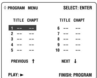 JVC TH-A5 - Press PROGRAM. - 2
