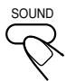 JVC TH-A5 - 1) Press SOUND repeatedly to select the "CEN," "REAR," or "SW." - 1