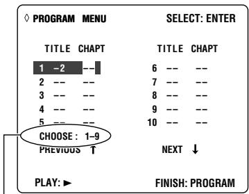 JVC TH-A5 - Press or to select a title number, then ENTER. - 2