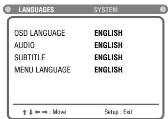 JVC TH-A5 - Setting the Initial Languages - 1