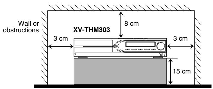 JVC TH-M303 - Caution: Proper Ventilation - 1