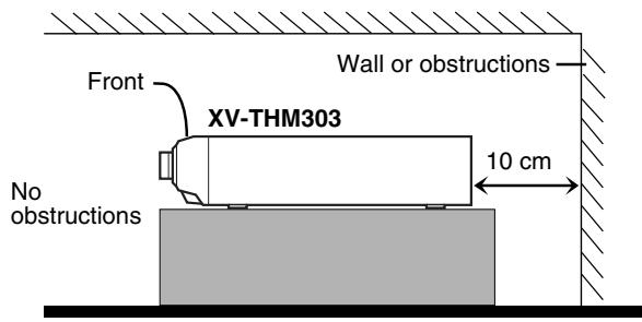 JVC TH-M303 - Caution: Proper Ventilation - 2