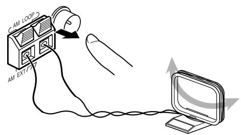 JVC TH-S5 - Connecting AM (MW) loop antenna - 3