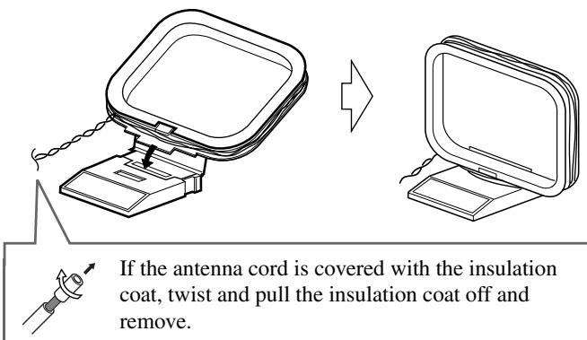 JVC TH-S5 - AM (MW) loop antenna - 1