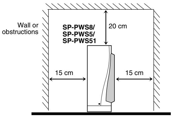 JVC TH-S8 - Caution: Proper Ventilation - 3