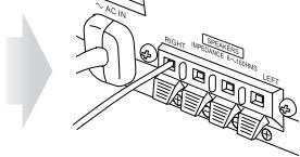 JVC UX-EP25 - To connect the speaker cords - 2