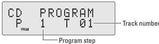 JVC UX-EP25 - Select tracks you want for Program Play. - 1