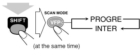 JVC UX-GD7 - Changing the Scanning Mode - 2