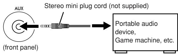 JVC UX-GD7 - To connect other equipment - 1