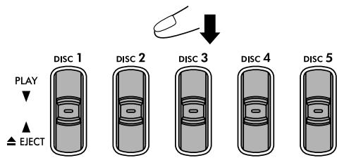JVC UX-GD7 - To select a disc - 2