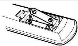 JVC UX-GD7 - Step 2: Prepare the remote control. - 1