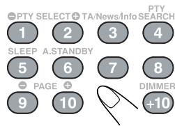 JVC UX-GD7 - Select a preset number for the station. - 1