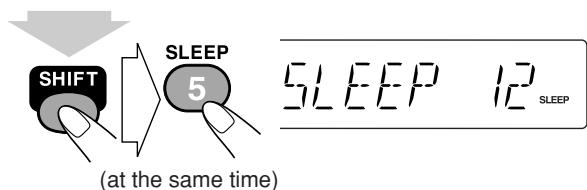 JVC UX-GD7 - To check the time remaining until the shut-off time - 1