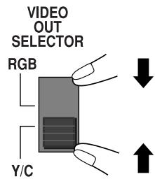 JVC UX-GD7 - Selecting the Video Signal - 1