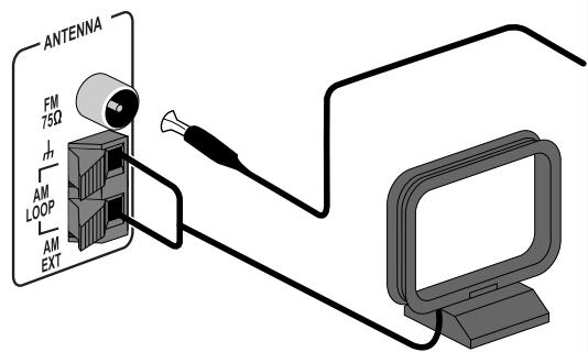 JVC UX-GD7 - Step 3: Hook up the components such as AM/FM antennas, speakers, etc. (see pages 4 to 6). - 1