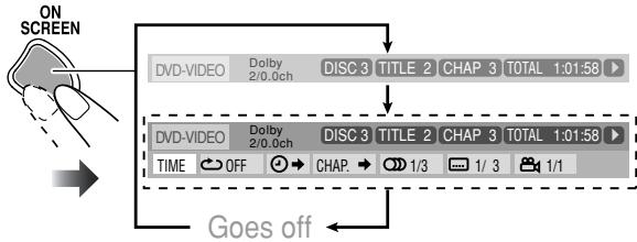 JVC UX-GD7 - Operations Using the On-screen Bar - 2