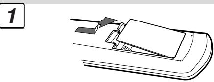 JVC UX-GD7 - Step 2: Prepare the Remote Control - 1