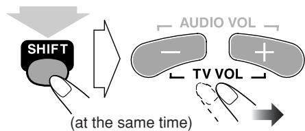 JVC UX-GD7 - To operate the TV - 3