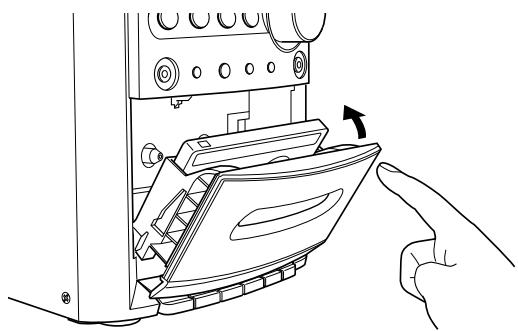 JVC UX-H100 - Close the cassette holder gently. - 1