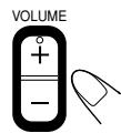 JVC UX-H100 - Adjusting the Volume - 1