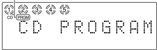 JVC UX-S57 - Press PLAY MODE repeatedly until "CD PROGRAM" appears on the display. - 1