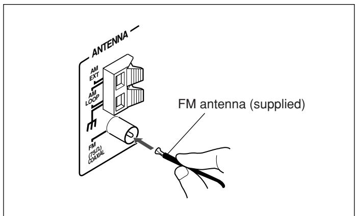 JVC UX-S57 - Connecting Antennas - 1