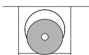 JVC UX-S57 - Place a disc correctly on the circle of the disc tray, with its label side up. - 3