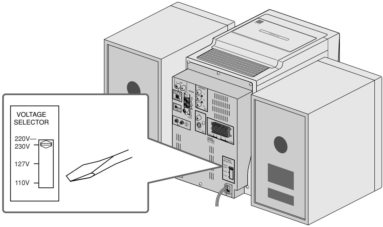 JVC UX-S77 - Mains (AC) Line Instruction (not applicable for Europe, U.S.A., Canada, Australia, and U.K.) - 1