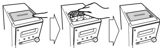 JVC UX-S77 - To insert a tape - 1