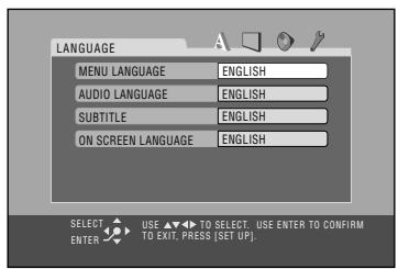 JVC UX-S77 - LANGUAGE - 1