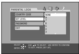 JVC UX-S77 - Make sure "SET LEVEL" is selected, then display the pop-up window. - 2