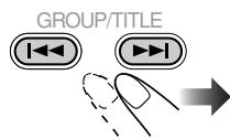 JVC UX-S77 - To select a chapter/track - 1