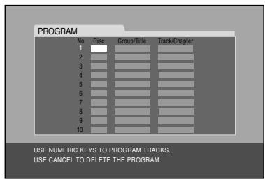 JVC UX-S77 - Before starting playback, activate Program Play. - 2