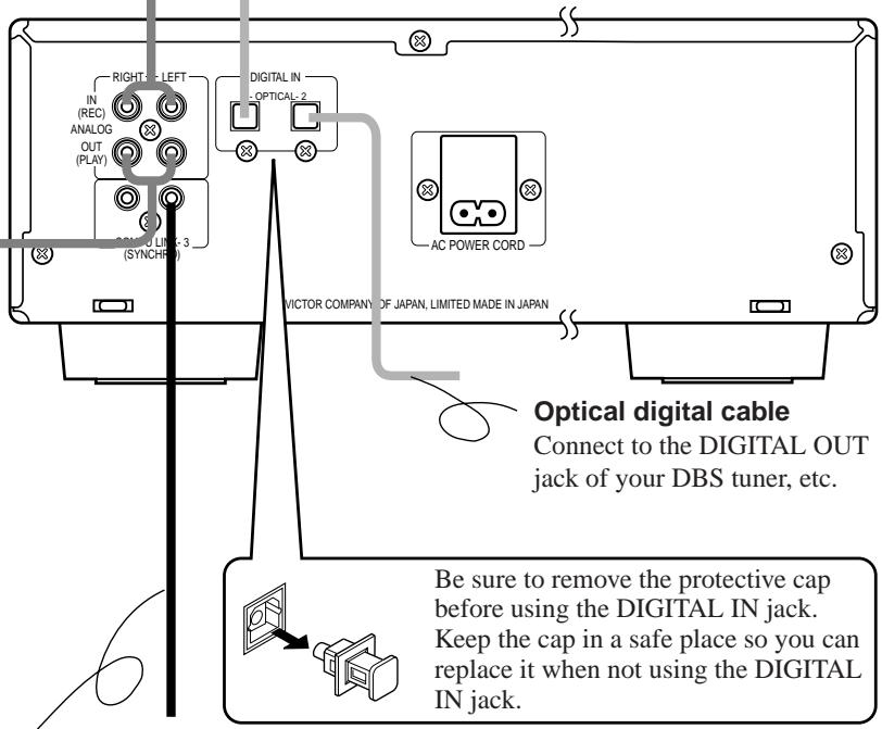 JVC XM-228 - Optical digital cable - 1