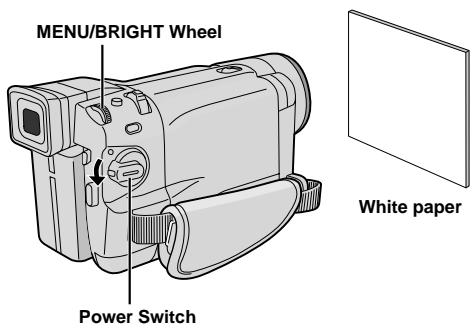 MENU/BRIGHT Wheel Power Switch White paper