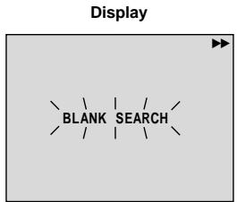Display BLANK SEARCH