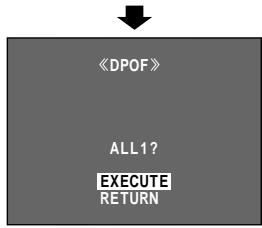 《DPOF》 ALL1? EXECUTE RETURN