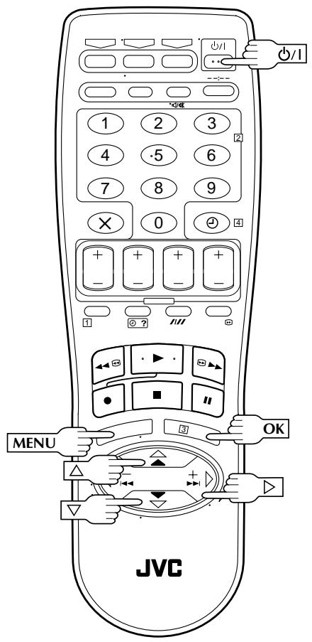 MENU JVC OK