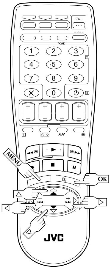 JVC MENU OK